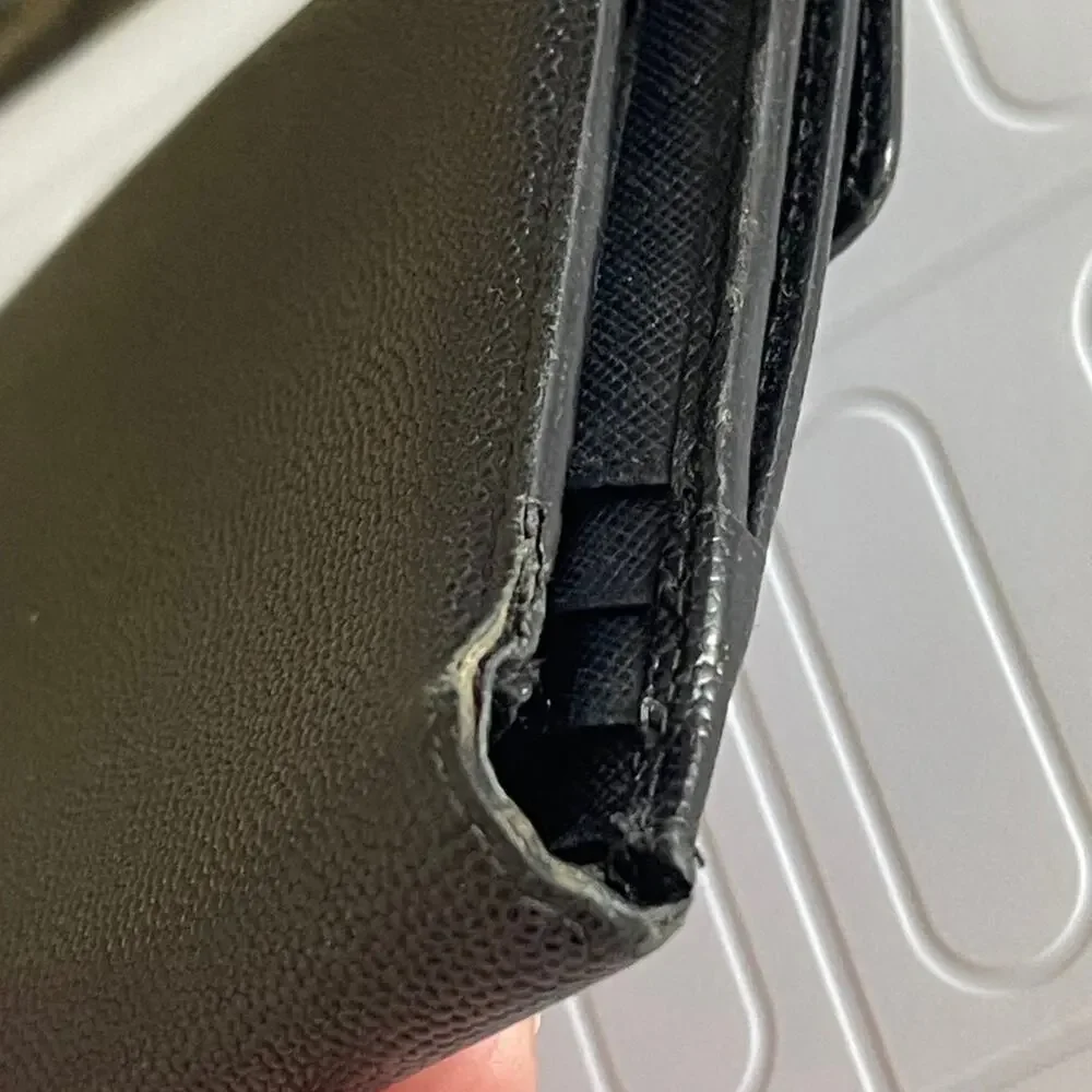 Salvatore Ferragamo black bifold wallet